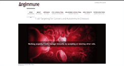Desktop Screenshot of angimmune.com